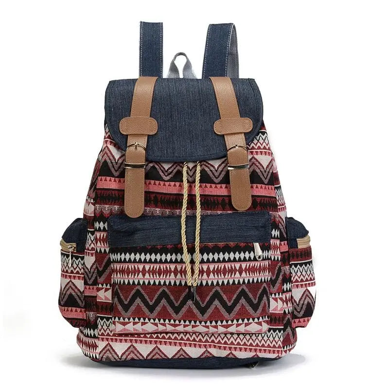 Sac à Dos de Voyage <br>Motif Aztèque Voyage Paisible