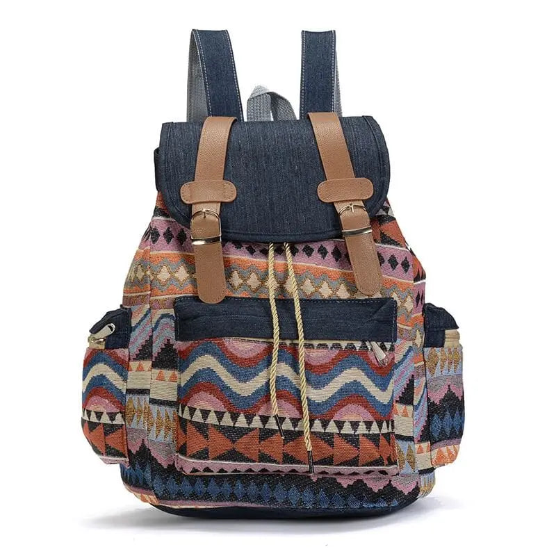Sac à Dos de Voyage <br>Motif Aztèque Voyage Paisible