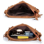 Sac Bandoulière Voyage Femme <br>Bohême à Frange Voyage Paisible