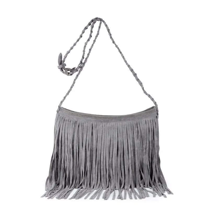 Sac Bandoulière Voyage Femme <br>Bohême à Frange Voyage Paisible