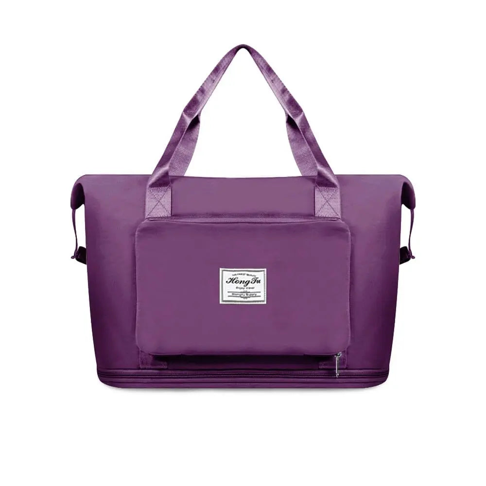 sac pliable extensible voyage violet