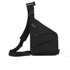sac de poitrine en nylon antivol homme noir
