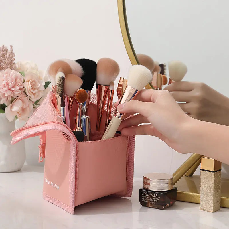 trousse maquillage pinceaux de voyage travel season
