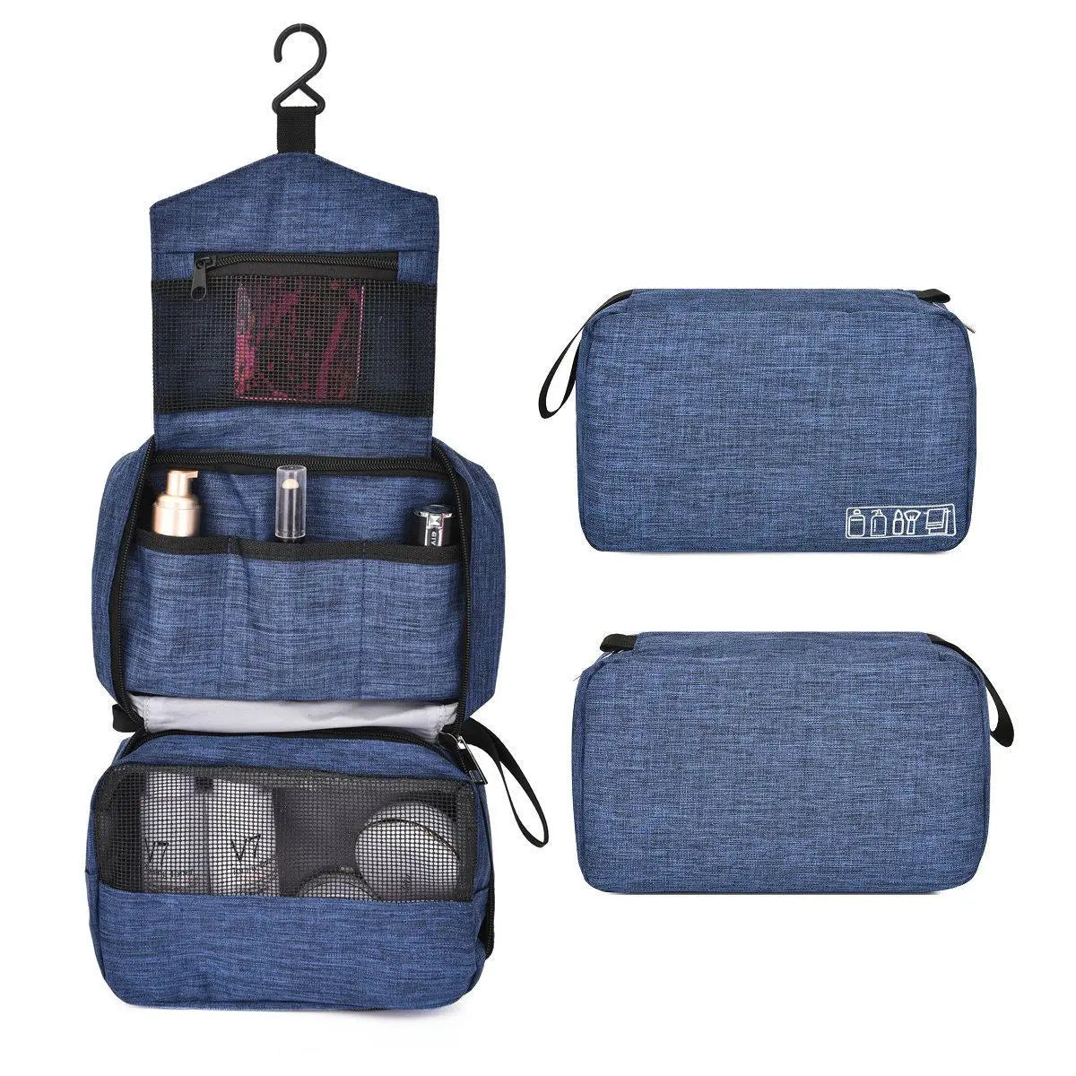 trousse de toilette voyage bleu marine travelbasics