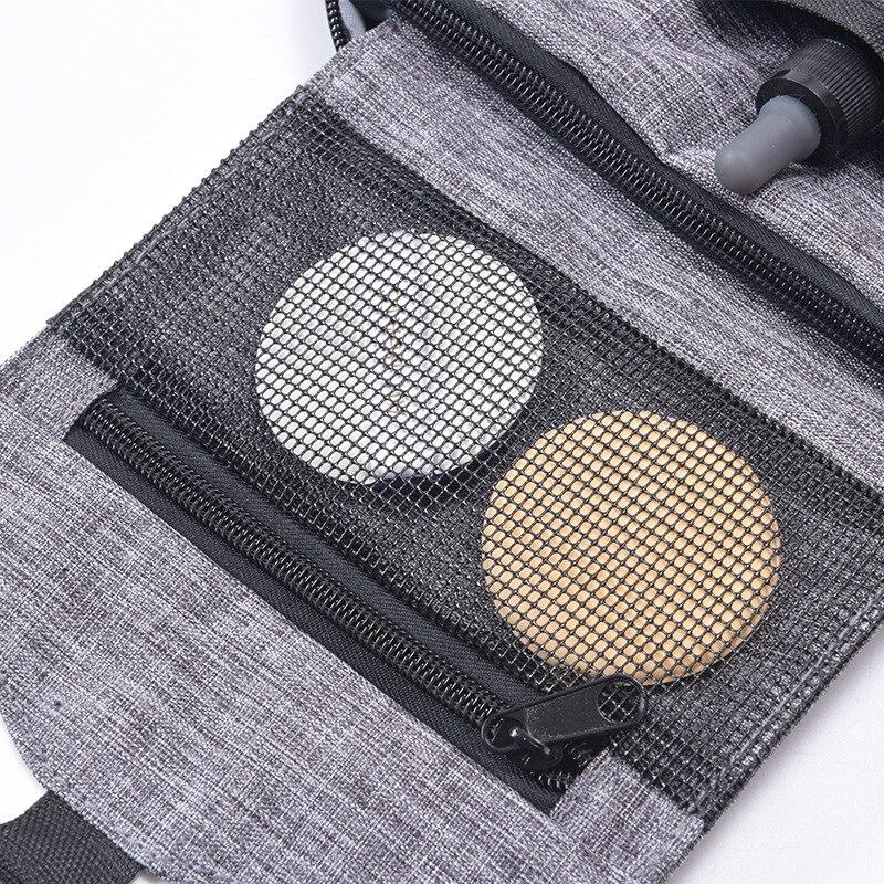 trousse de toilette voyage suspendre depliante travelbasics grise